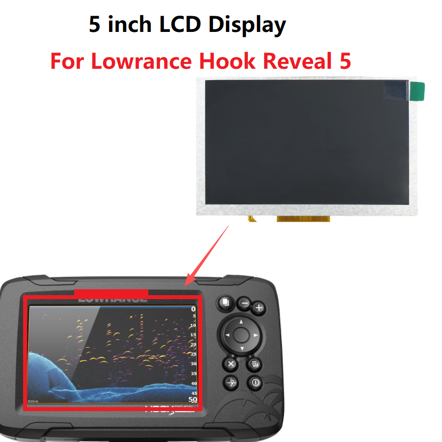 Fish Finder Lowrance Hook - 5 inch LCD Display For Lowrance
