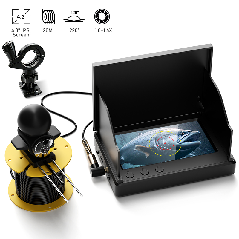 Fish Finder Ice Fishing - Fishing Camera with Night Vision 4.3’’