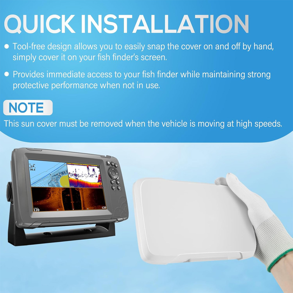7-inch Fish Finder Sun Cover F - Fish Finder Lowrance Hook ulasan dan harga
