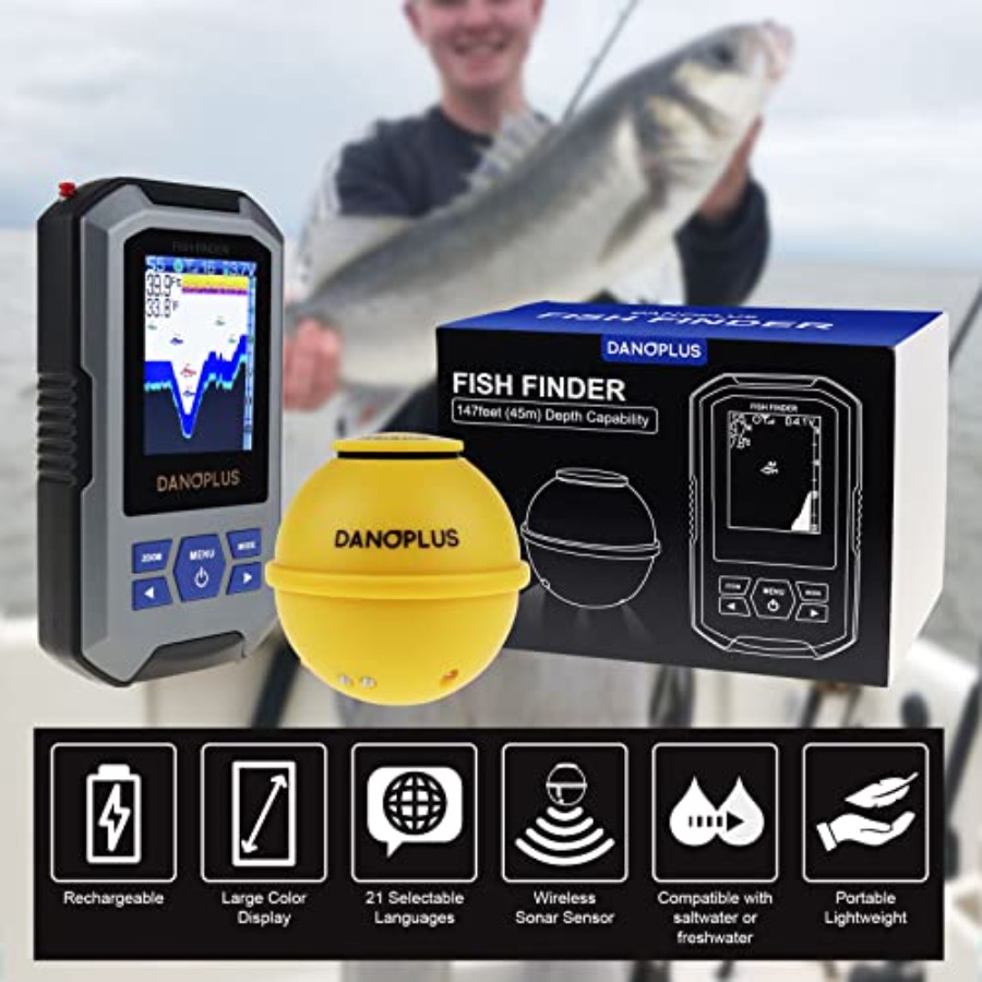 Portable fish finder for boats - Fish Finder Castable Wireless ulasan dan harga
