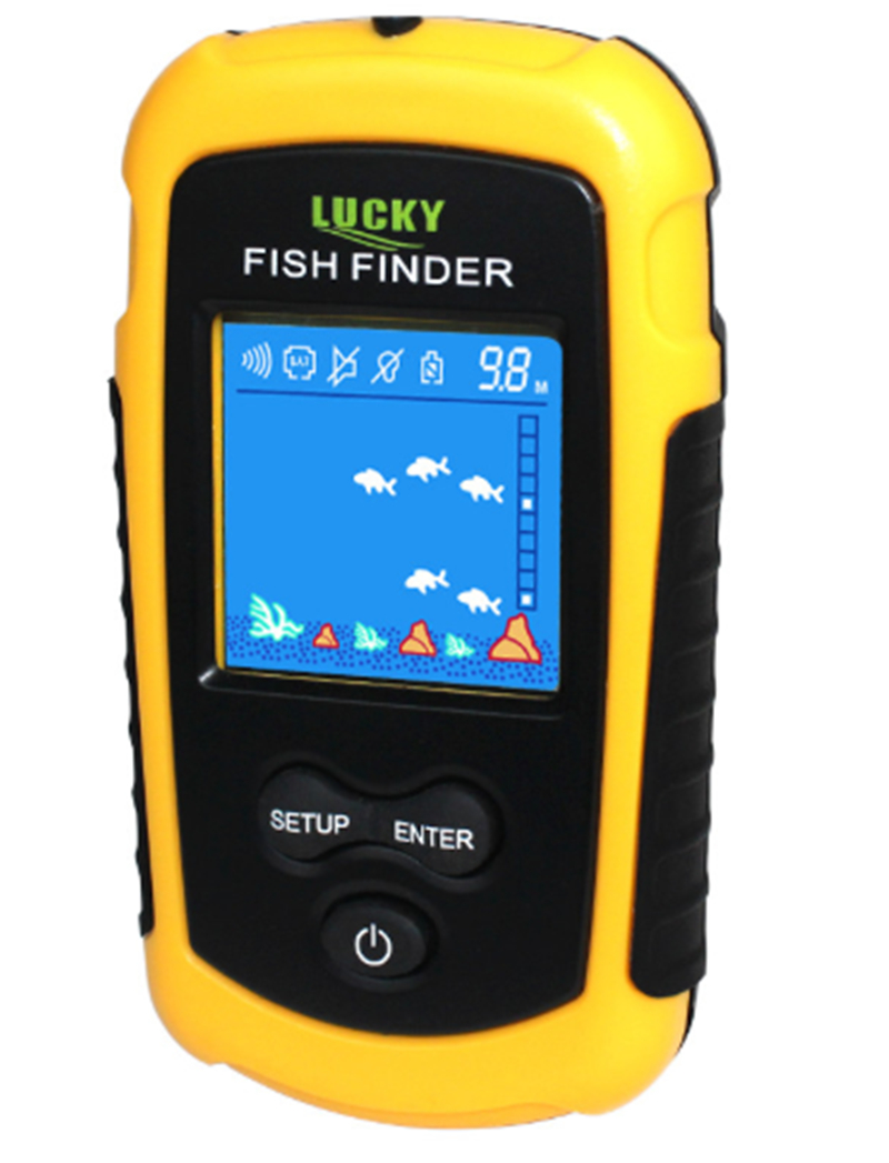 Alarm Sonar Fish Finders 100M  - Fish Finder Transducer 200Khz ulasan dan harga