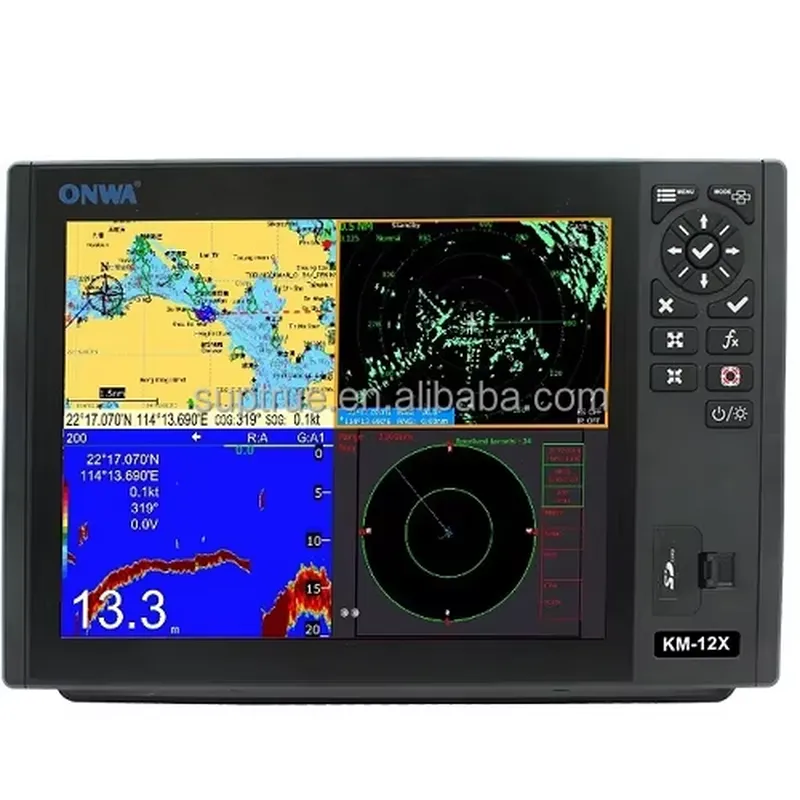 ONWA KM-12X 5in1 Marine GPS Ch - Fish Finder Gps Chartplotter Combo ulasan dan harga