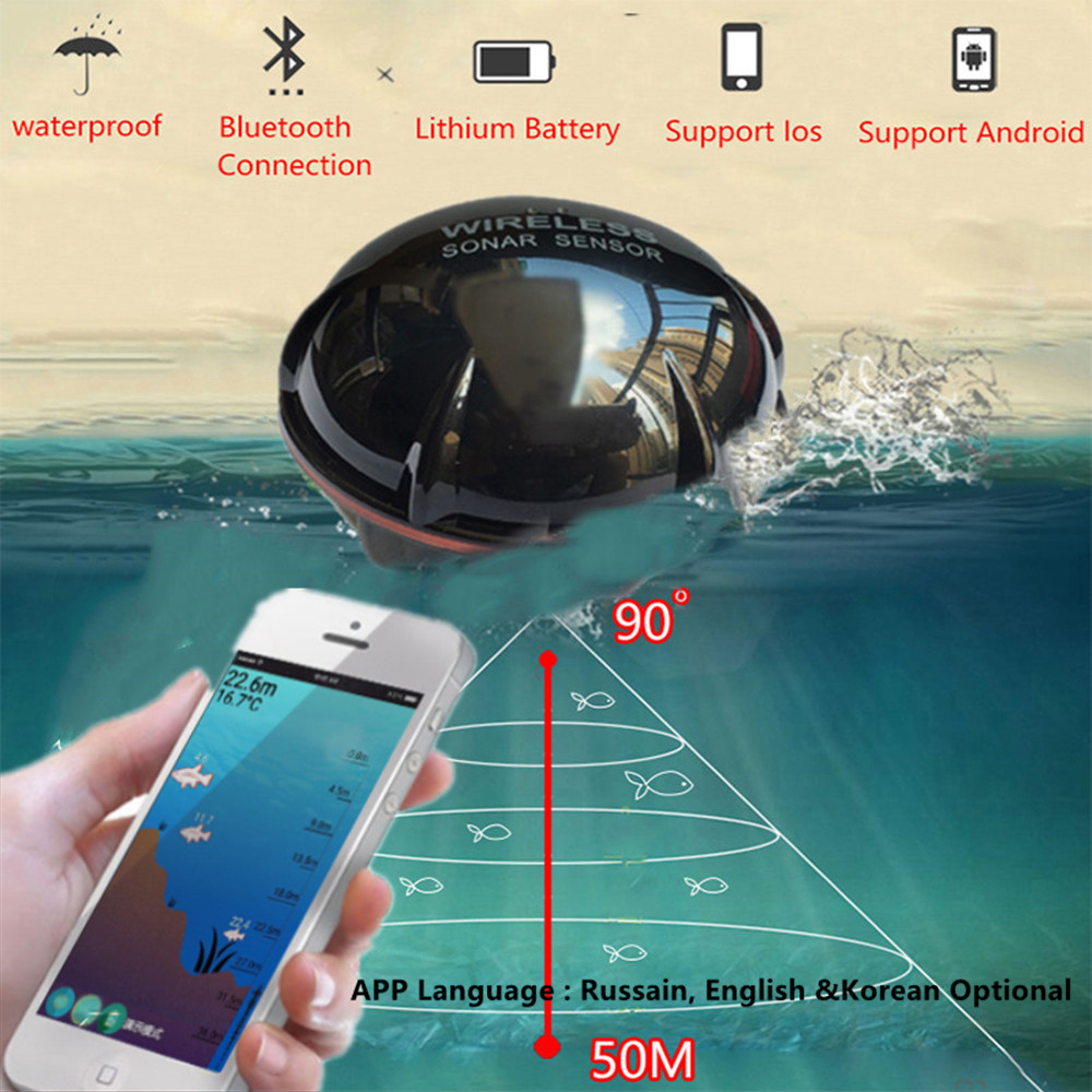 PUPOPAN 100M Brand New Smart P - Fish Finder Ice Fishing ulasan dan harga
