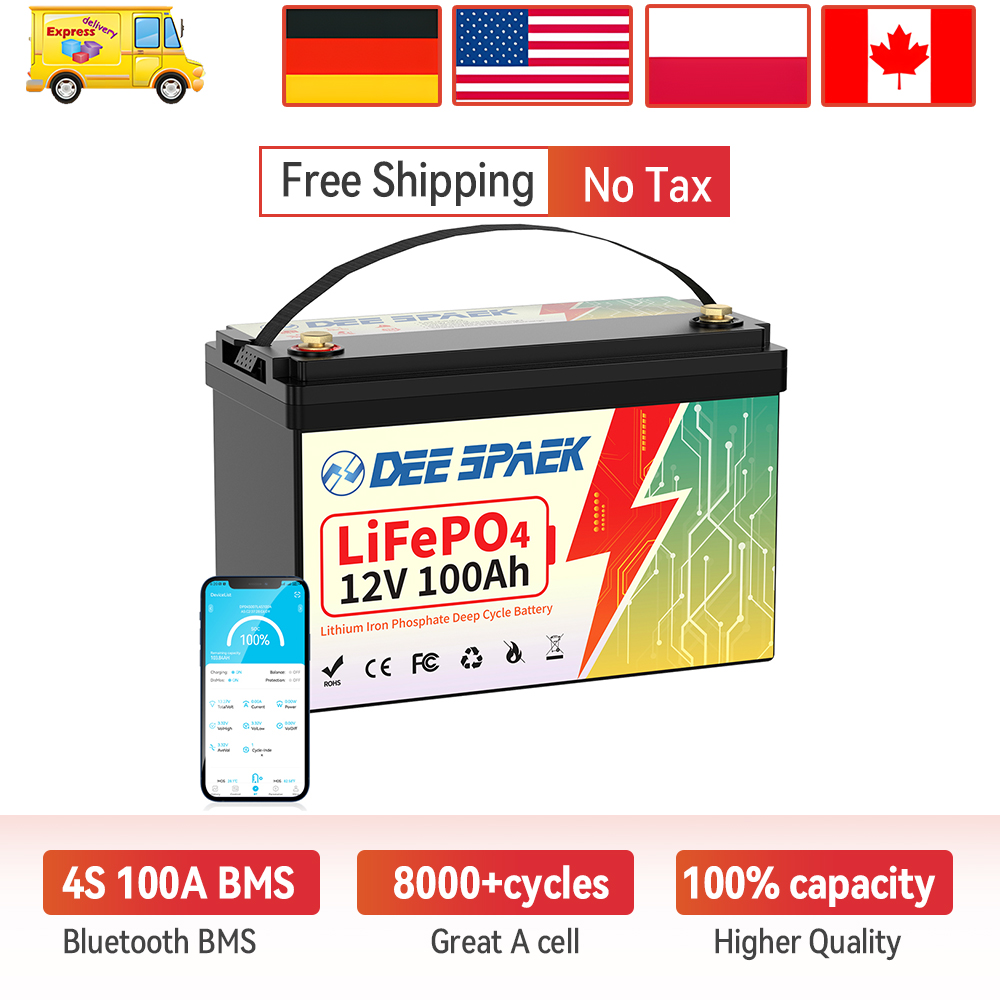 DEEPSPAEK 12V 100Ah Lifepo4 Ba - Fish Finder Battery 12V ulasan dan harga
