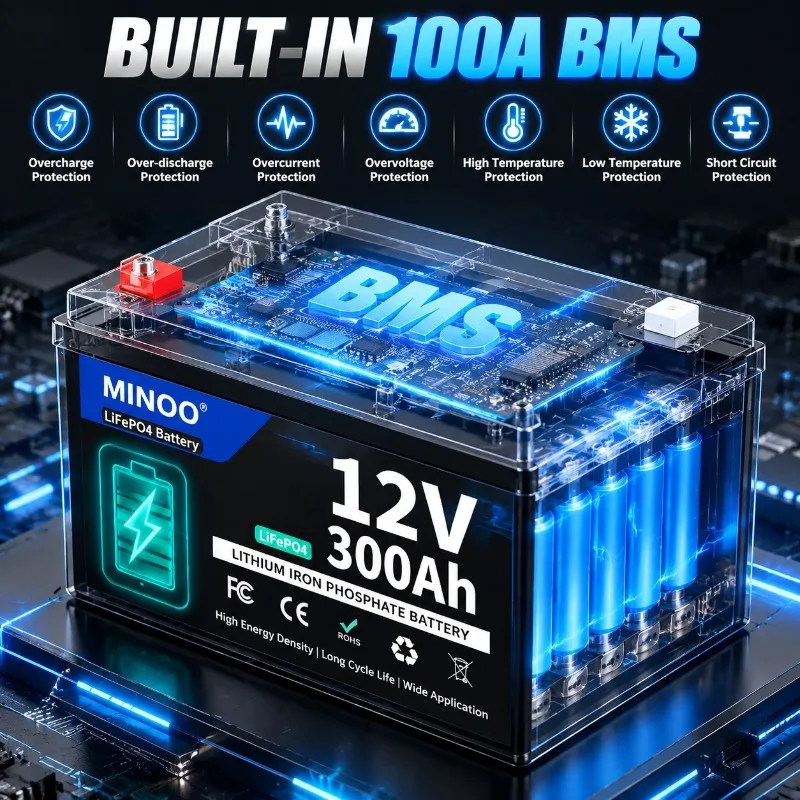 12V 300Ah LiFePO4 Solar Batter - Fish Finder Battery 12V ulasan dan harga