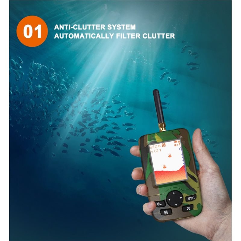 A07T-A Kayak Transducer Portab - Fish Finder Kayak Portable ulasan dan harga