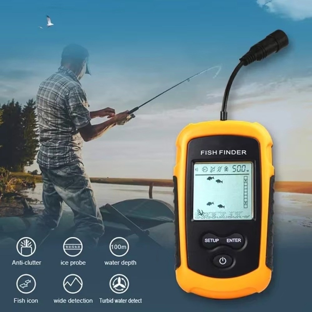 Handheld Portable Fish Finder  - Fish Finder Castable Wireless ulasan dan harga