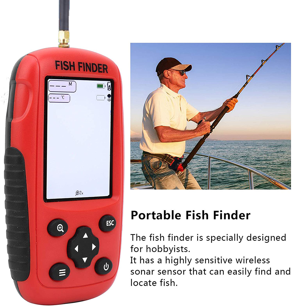 New Sonar Fish Finder Recharge - Chirp Sonar Fish Finder ulasan dan harga