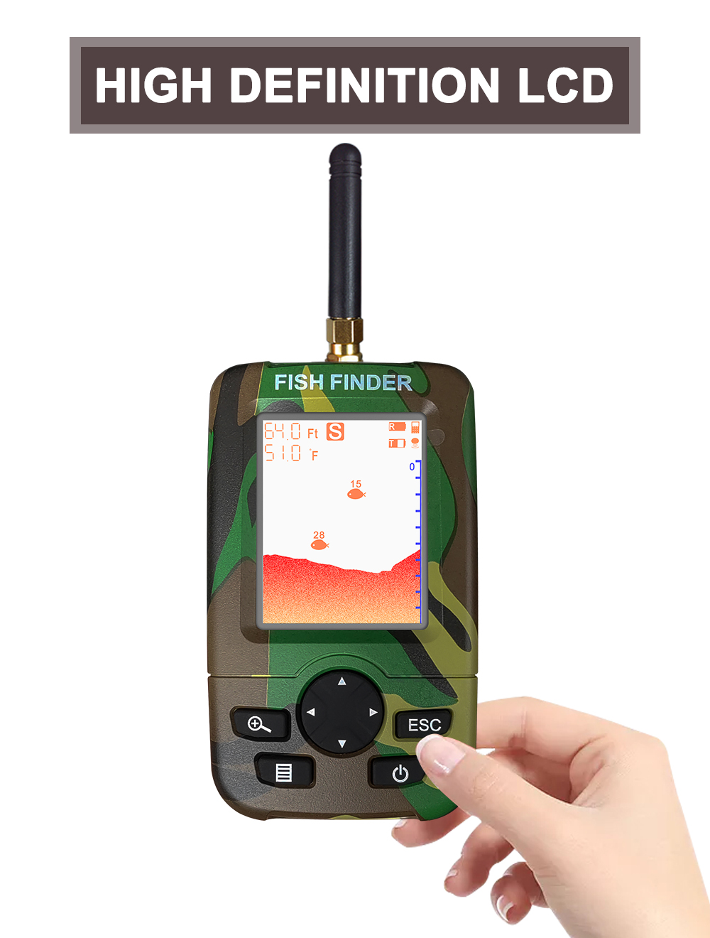 Smart Portable Sonar Fish Find - Fish Finder Kayak Portable ulasan dan harga