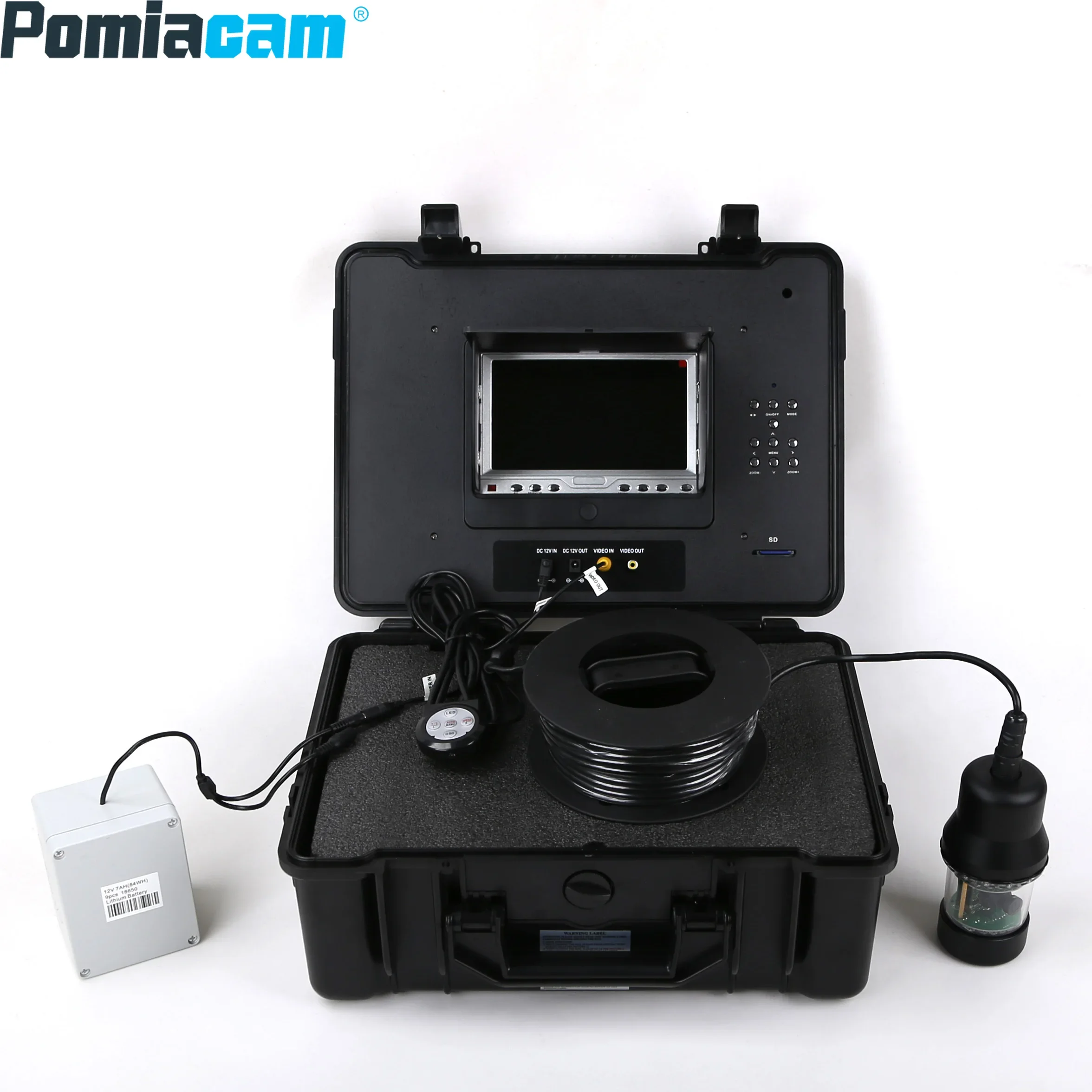 Fishing Camera 7'' TFT LCD Mon - Fish Finder Ice Fishing ulasan dan harga
