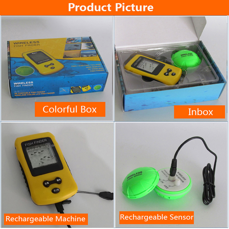Brand New KDR Colorful Wireles - Fish Finder Ice Fishing ulasan dan harga