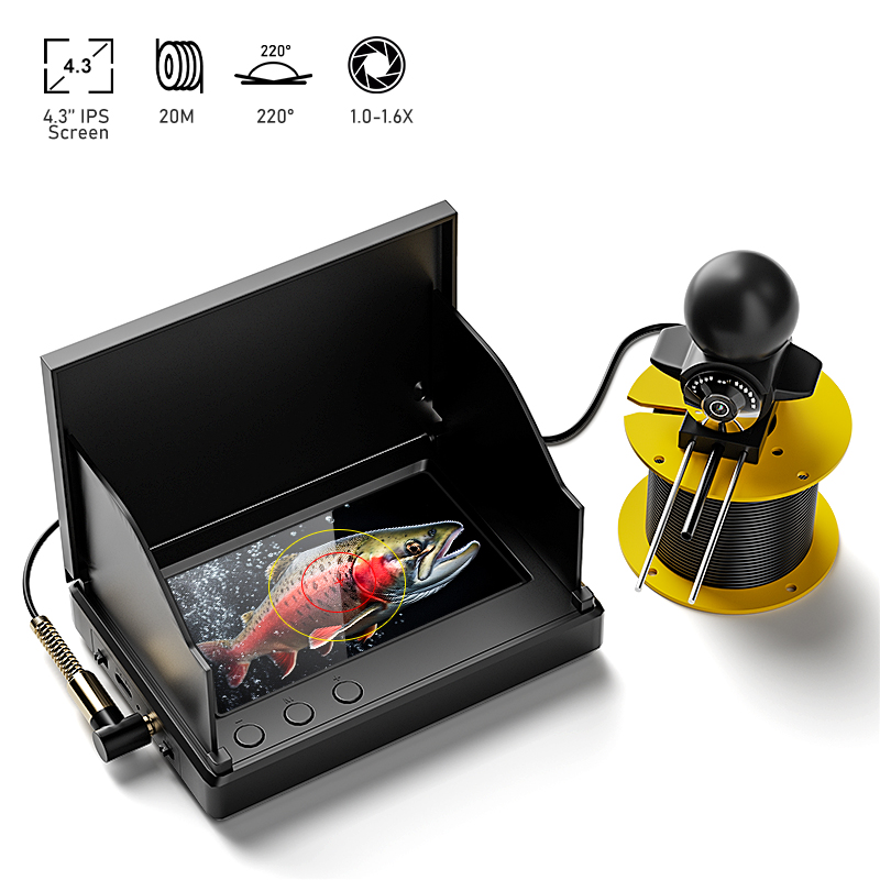 Fishing Camera 4.3’’ Screen 20 - Fish Finder Ice Fishing ulasan dan harga
