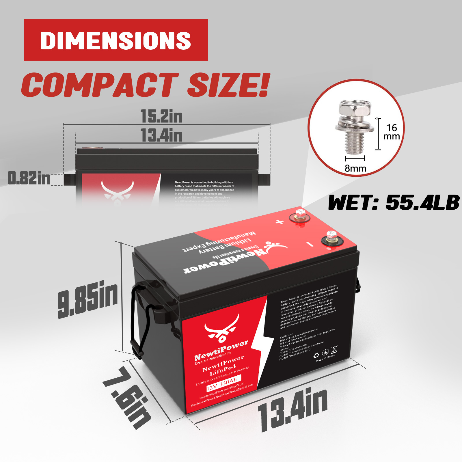 12V 330Ah LiFePO4 Battery Smal - Fish Finder Battery 12V ulasan dan harga